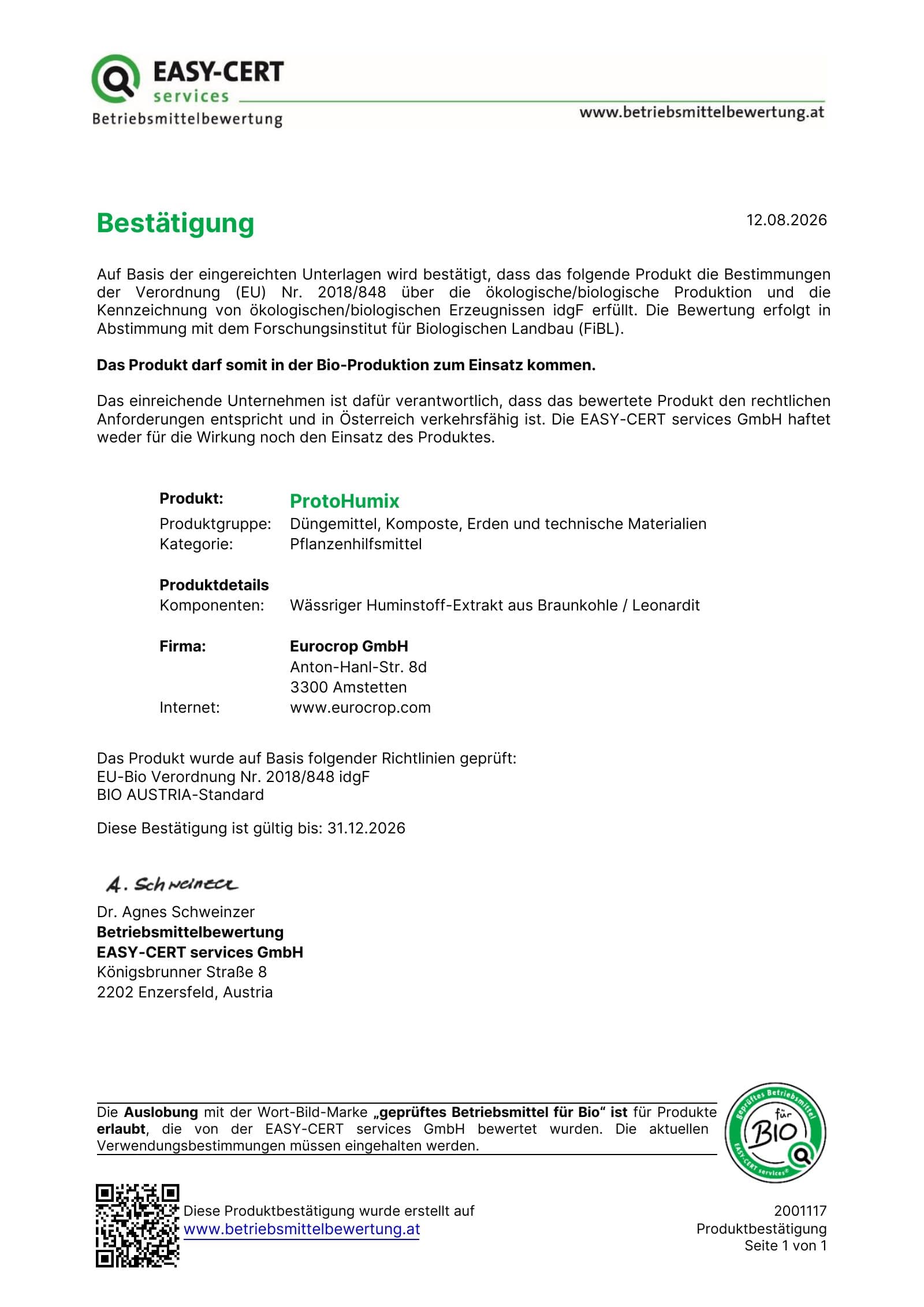 Skan walidacji EASY-CERT dla rolnictwa ekologicznego w regionie DACH